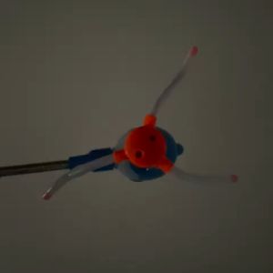 Lồng đèn trung thu cây quay con cá cây quay phát sáng có nhạc