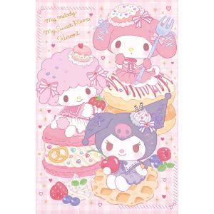 TOPTOY | Sanrio My Melody Kuromi My Sweet Piano Sweet Dessert Themed Diamond Painting HelloKitty DIY Home Art Decor Handmade Gifts