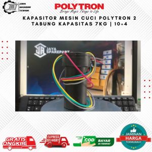 KAPASITOR MESIN CUCI POLYTRON 2 TABUNG KAPASITAS 7KG | 4+10