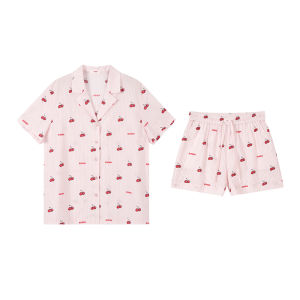 Loose Sweet Print Womens Sleepwear