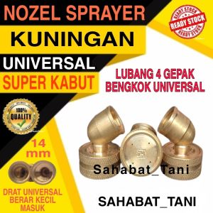 NOZEL SPRAYER  LUBANG 4 BENGKOK GEPAK KABUT UNIVERSAL