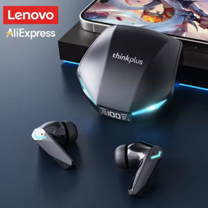 Lenovo | New Lenovo XT53 Wireless Upgrade Bluetooth 5.4 Earphones LED Digital Display Waterproof Headphones Low Latency Gaming Earbuds