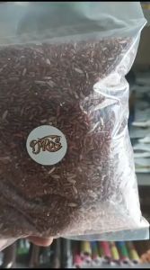 BERAS MERAH 1kg pakan makanan ayam burung merpati dara dll