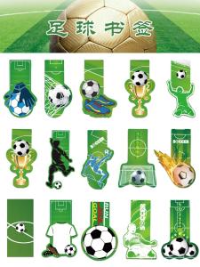 Football Themed Paper Bookmarks 30 Pieces Reading Page Markers Book Decorations Student Creative Gifts Page Turning Indicators