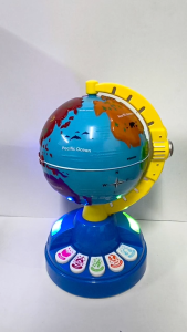 Kids Electronic Globe Toy with Music & Light | Educational Rotating World Globe for Children (5 Modes)