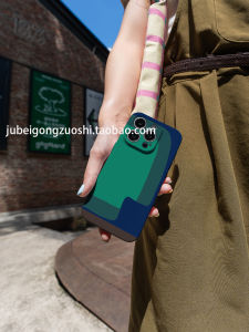 Modern Minimalist Artistic Light Thin Womens Watercolor Contrast Color Illustration Phone Case for Apple iPhone 17 pro Max