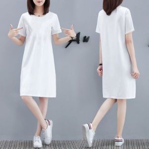 Casual Short Sleeve T-Shirt Dress summer