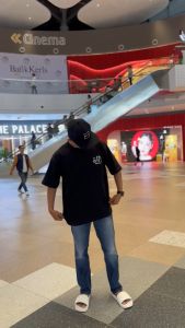 Eddostyn Topi Pria Snapback Outdor WOOVENBLACK