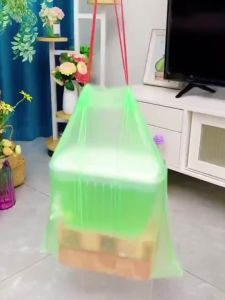 Kitchen Garbage Bag Rubbish Bag Drawstring Garbage Bag / Sampah Bertali Plastik Sampah Tali Trash Bag Drawstring Bag