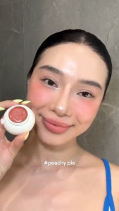 SHEGLAM Bounce Putty Pocket Lip Pot 2-in-1 Matte Blur Lip & Cheek Tint Buildable Silicone Brush Multi-Use Lip Makeup