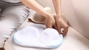 Machine-wash Special Durable Laundry Brassiere Bag /Anti-deformation Washing Bra Mesh Bags With Zip Closure