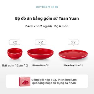 BUYDEEM | Bộ Dụng Cụ Bàn Ăn Sứ Thẩm Mỹ Cao