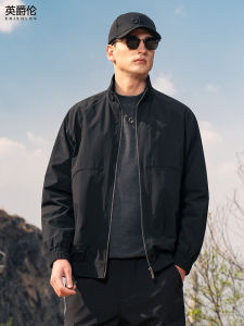 Enjeolon | Áo Khoác Nam Chống Gió Cleanfit Harrington Cổ Đứng