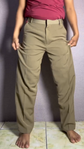 Celana Formal Pria Reguler Celana Bahan Teflon Pria Celana Panjang Pria