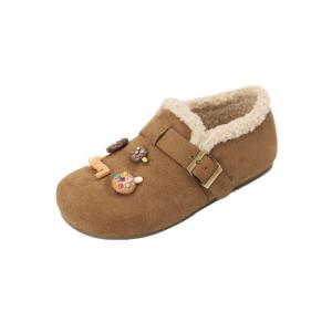 Josiny | Warm Furry Slip-on Shoes for Women