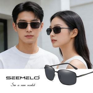 SEEMELO Men Sunglasses UV400 TAC Polarized Sunglasses Retro Frame Sunglasses Sport Sunglasses Outdoor Activities Eyewear Driving Fishing Eyewear Silicone Nose Pads Sun Glasses