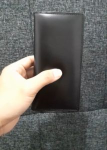 Dompet Panjang Kulit Dengan Sisipan Tengah Tempat Kartu Banyak kualitas Terbaik