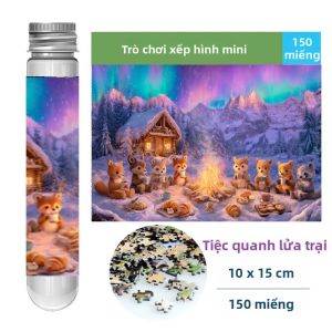150 CÁI Câu Đố Ghép Hình Ống Nghiệm Mini Dành Cho Người Lớn Tiệc Lửa Trại Khó Giải Tỏa Căng Thẳng Trò Chơi Giáo Dục Gia Đình