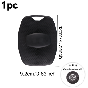 Exfoliating Silicone Brush Cleanser No Slip Handle Body Scrubber Clean Tools Bath Black Brush Massage Skin Bathroom Accessories
