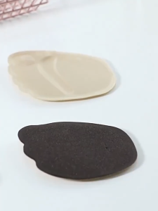 G(หนานุ่ม) แผ่นรองฝ่าเท้า เสริมกันหลวม ใส่กระชับเท้า ลดแรงกระแทก กันกัด (1คู่)แบบผ้า