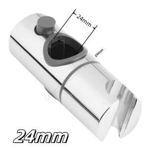 Đa Năng Có Thể Điều Chỉnh Tắm Trượt Đường Sắt Thanh Giá Đỡ 18-25 Mm ABS Chrome Phụ Kiện Phòng Tắm Kẹp Chân Đế Cho Tắm Đứng