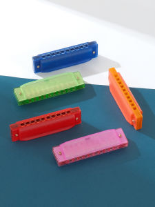 IEKOOL| Educational Musical Instrument Toy 10-hole Children Plastic Harmonica