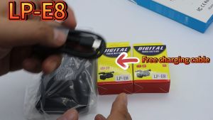 PUANTES LP-E8/E8 Camera Battery + 2 Slot USB LCD Charger for Canon Canon EOS 550D / EOS 600D / EOS 650D / EOS 700D  EOS Kiss X4 / X5 / X6i / X7i Reble T2i / T3i / T4i / T5i