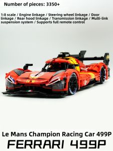 Eikee | Le Mans Style Remote Control Car Buildable Block Model 499P