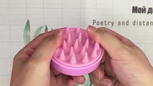 Silicone Shampoo Brush Shampoo Head Care Shampoo Massage Brush Clean Scalp Anti-Itch Shampoo Brush