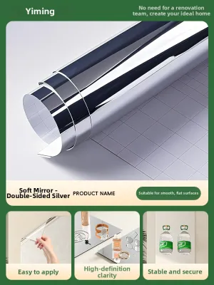 YIMING | Wall Adhesive HD Full Body Mirror