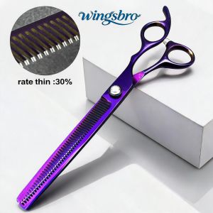 wingsbro 8 Inch Dog Grooming Scissors Pet Thinning shears Dog Hair Grooming Tool