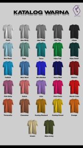 kaos polos Coklat cotton combed 30s / baju distro polos