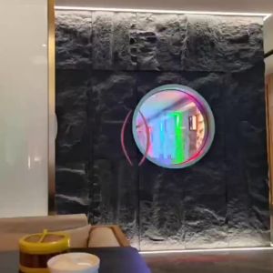 ⭐SG GREATHELP⭐Ready Stock PU Stone Wall Fluted Panel 3D Wall Feature Wall Decoration Waterproof Wall Living Hall Room Office Interior