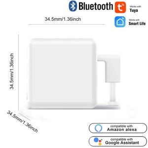 RSH Tuya Smart Fingerbot Switch Timer Control Bluetooth-compatible Smart Switch Fingert Robot Timer Voice Alexa Google Assistant