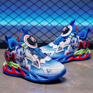 KUOBURENSHENG | Breathable Anti-slip Waterproof Light-up Boys Sports Shoes