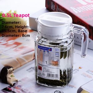 LeMeiYa Large Capacity Glass Cold Water Pot Duckbill Tea Brewing Cool Water Pot Home Use Fruit Tea Pot Nordic Style Water Pot