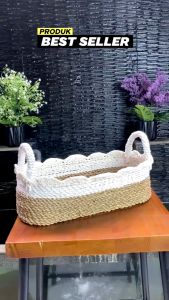 [PROMO] Keranjang Toples Keranjang Aqua Anyaman Seagrass Kerajinan Anyaman Jogja