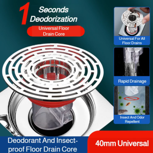 Insect-proof Odor-proof Bathroom Floor Sewer Intercept Hair Accessories For Fast Drainage Tahan lama