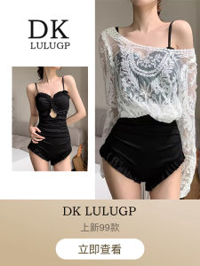 Summer 2024 New Pure Color Strapless Backless plus Size Ladies Beach Atmosphere Sensation Swimsuit Casual One Piece Swimwear