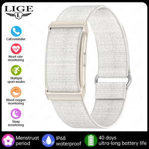 LIGE | Fitness Tracker Sports Band 2026 Screenless Smart Bracelet Heart Rate Blood Oxygen Health Monitor Wristband Smartwatch Men Women
