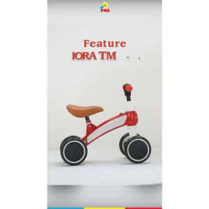 Balance Bike Sepeda Anak Roda Empat Mainan Anak Dorong Roda 4 PMB TM11