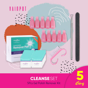 CLEANSE SET - Gel Polish Remover Kit [Vainpot-SG]