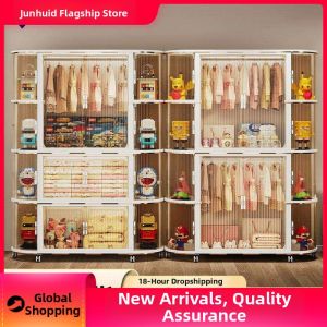 JUNHUIDA | Folding Clothes Storage Cabinet