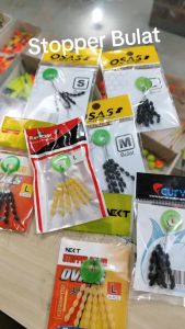 Stopper Pancing Bulat Murah Curve dan Osas Warna Hitam dan Warna-warni