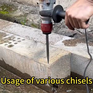 15" 380mm Pointed Chisel Jack Hammer Drill Bit Demolition Bull Point Hammer Concrete Wall Breaker Mata Hack Pecah Batu