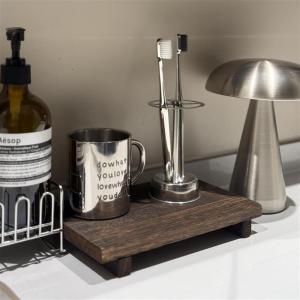 Solid Wood Organizer Tray Washstand Display