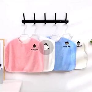 Khăn quàng đánh răng yếm bản to cho bé khăn yếm cho bé ăn dặm chất bông mềm mại thấm hút tốt - Happy Life 4Kid