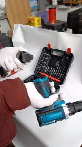 Bor Tanpa Kabel 12V Bor Listrik Lithium Multifungsi Bor Listrik Obeng Listrik Obeng Listrik Bor Tangan Daya Tinggi Bor Listrik Rumah Pengemudi Listrik Kecepatan Ganda Bor Pistol Kecil