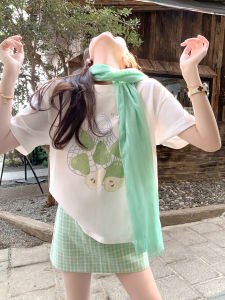 Korean Style Printed Loose Summer T-shirt