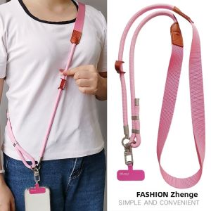 ZHENGEGE | Adjustable Simple Long Crossbody Phone Strap Durable Outdoor Bag Shell Camera Accessories Compatible Braided